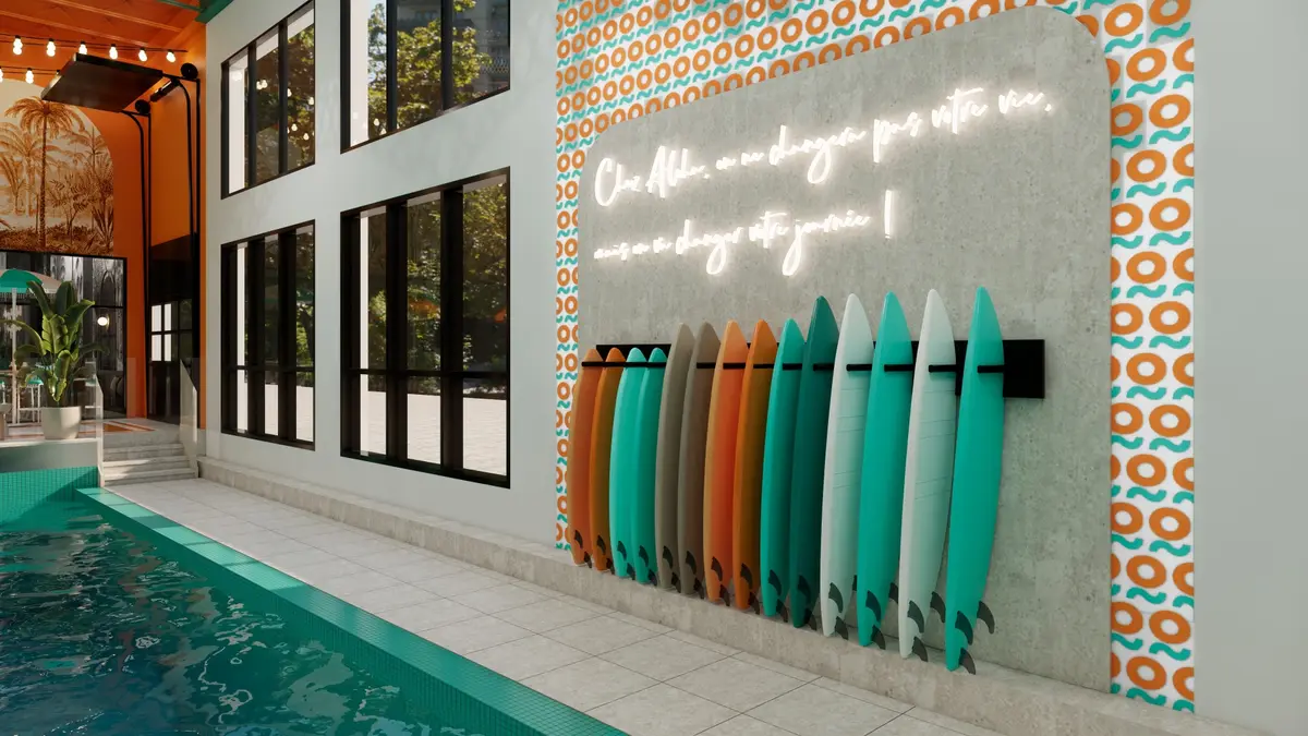 Mur de planches